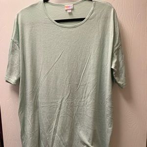 Mint Lularoe solid tunic top size medium